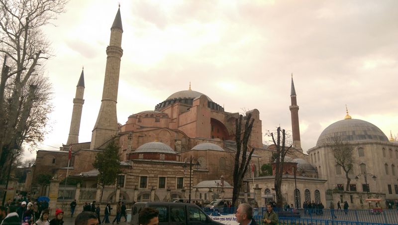 Стамбул, вид Стамбула, мечеть в Турции