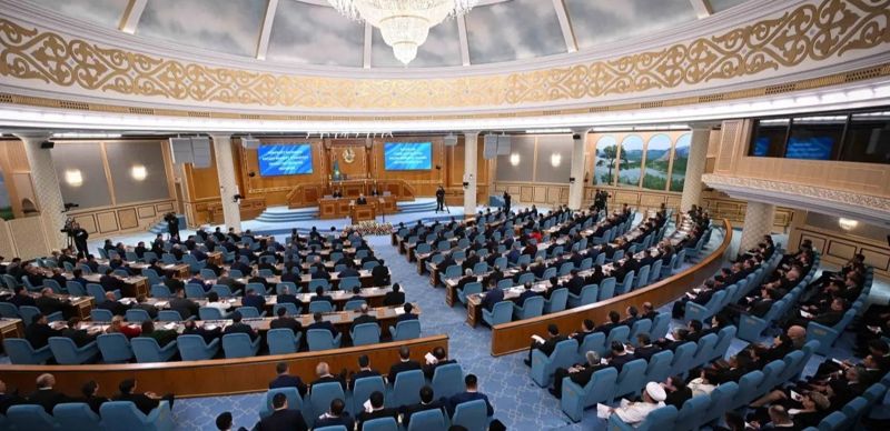 Зал парламента Казахстана