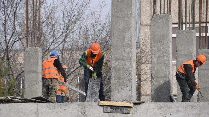 Строительство подстанции «Тұздыбастау» , стройка в Алматы, строители, рабочие