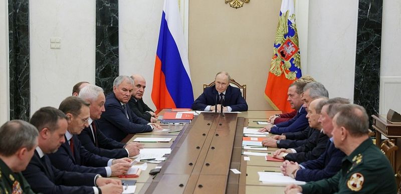 Путин на заседании совета безопасности, Россия,  ядерные испытания 2025