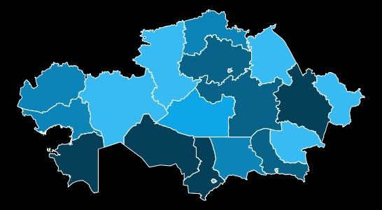 Рост потребления электроэнергии по областям без учета ряда крупных промышленных предприятий