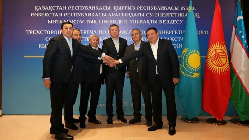 Министры энергетики КР, РК, Узбекистана