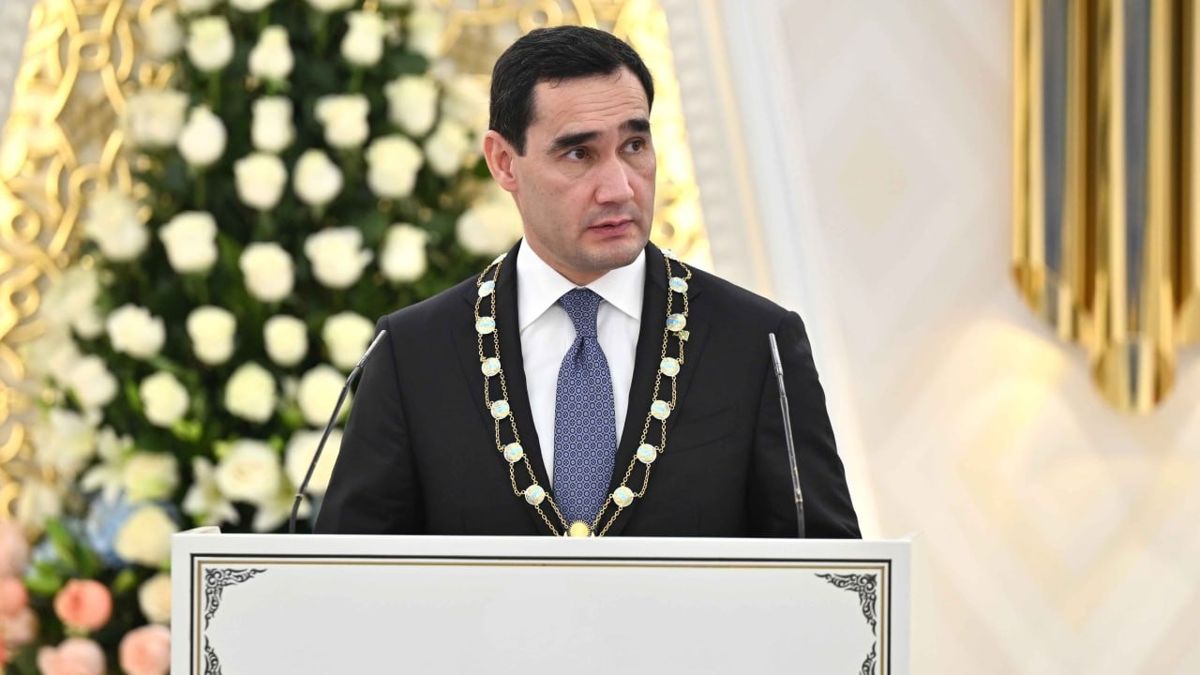 Сердар Бердымухамедов в Астане