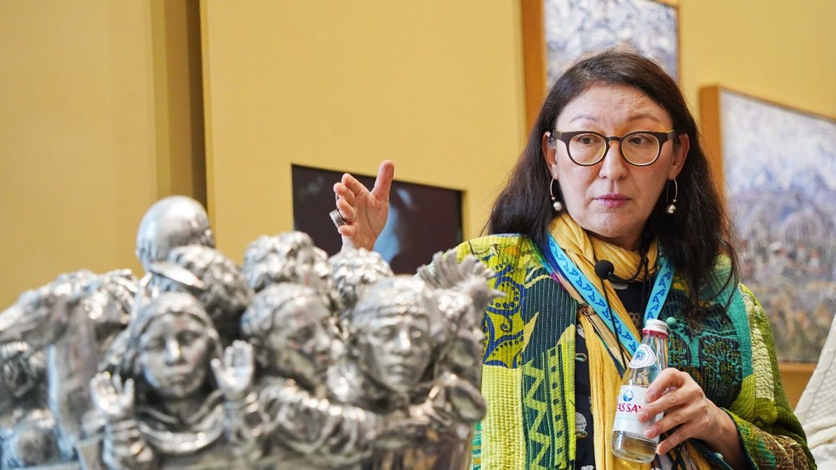 Сауле Сулейменова, скульптура 