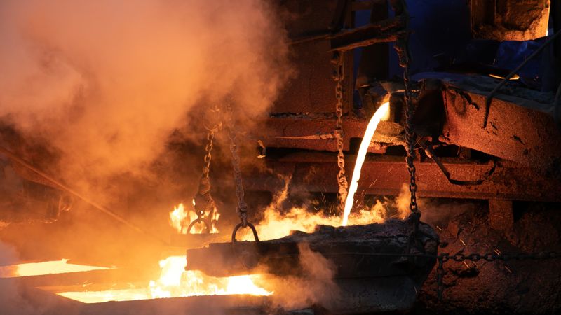 горячий цех, литье металла, медь, ГМК, казахмыс, kazakhmys