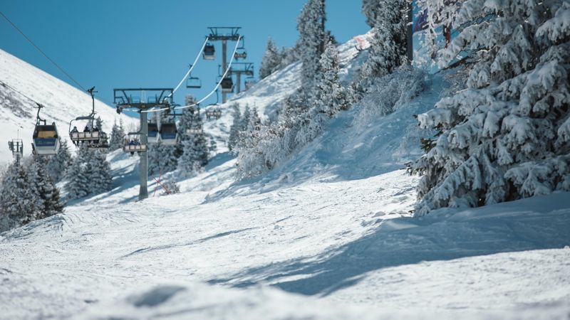 Горы, Шымбулак, канатная дорога