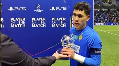 Впервые в истории: казахстанский вратарь стал "игроком матча" Лиги чемпионов УЕФА