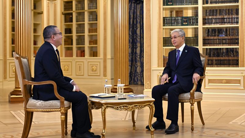 Токаев, интервью, беседа, Акорда