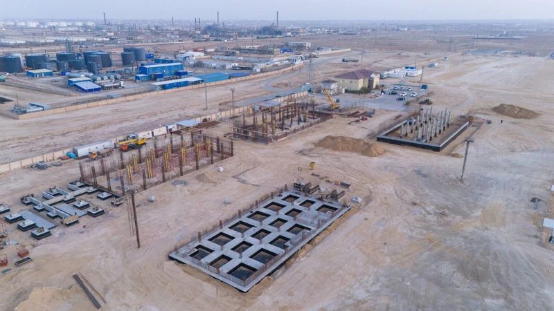 начало строительства ГПЗ в Жанаозень, 2026 год