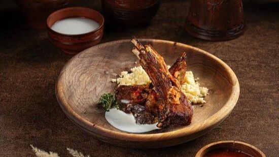 Блюдо казахской кухни