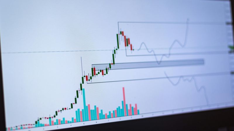 График, снижение показателей