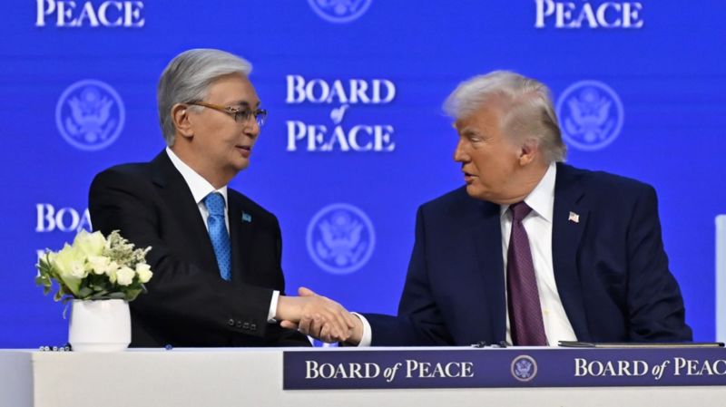 Касым-Жомарт Токаев и Дональд Трамп