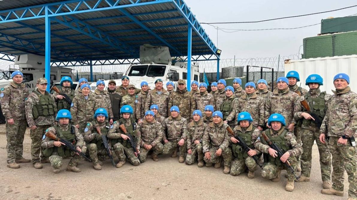 Казахстанские миротворцы на Голанских высотах, 139 человек в кассках и камуфляже