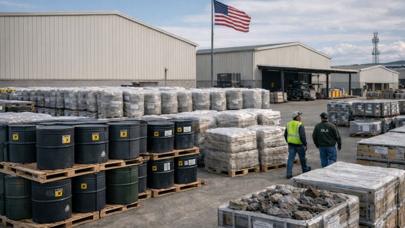 Военные склады на базах США