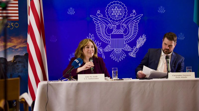 Посол США Джули Стаффт , февраль 2026, Астана