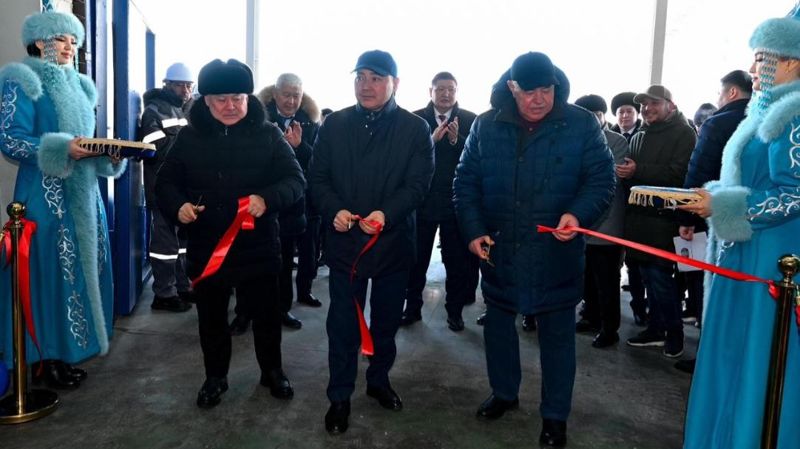 Открытие завода по переработке бобовых и масличных культур в Семее