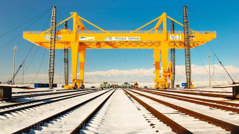 СЭЗ Хоргос, железная дорога