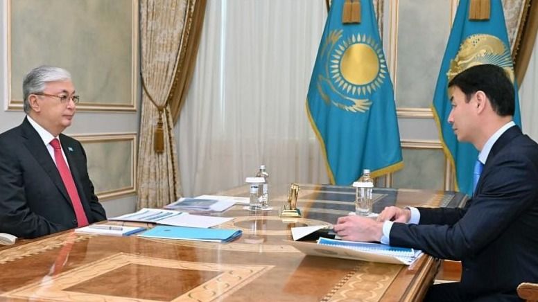 Касым-Жомарт Токаев и Дархан Сатыбалды