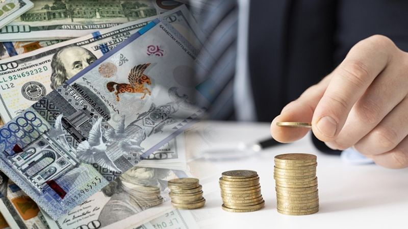 монеты, тенге, купюры