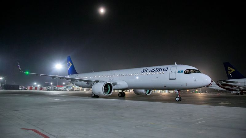 самолет, A321neo, Air Astana