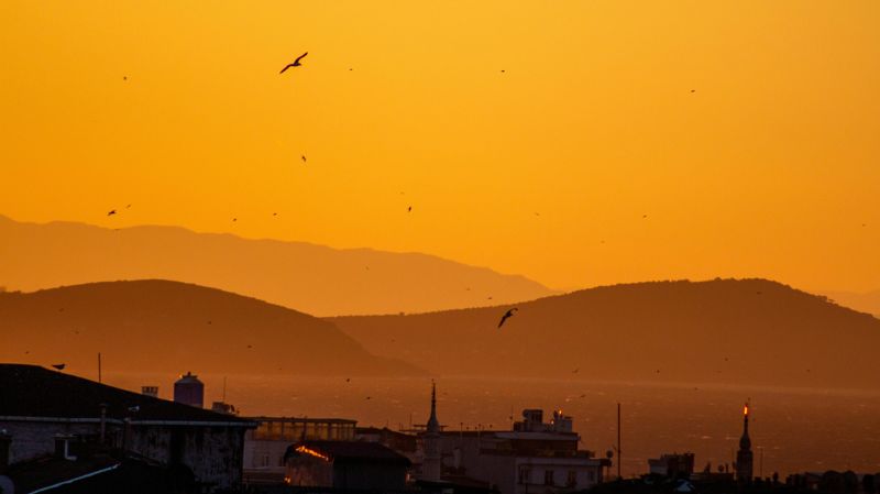 Оранжевое небо Турция