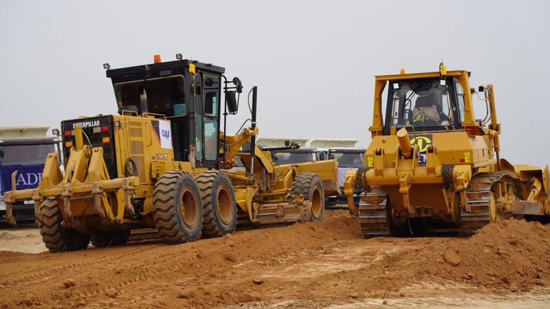 начато строительство дороги