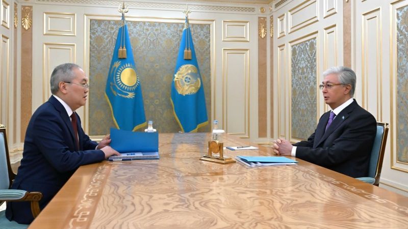Касым-Жомарт Токаев и Жанат Элиманов