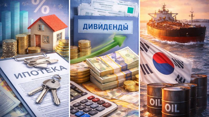 нефть, ипотека, дивиденды