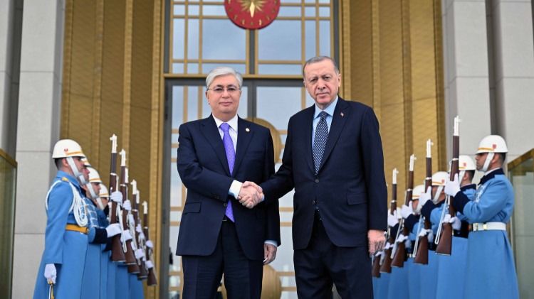 Касым-Жомарт Токаев и Реджеп Тайип Эрдоган 