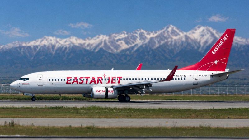 Южнокорейский лоукостер EasterJet 
