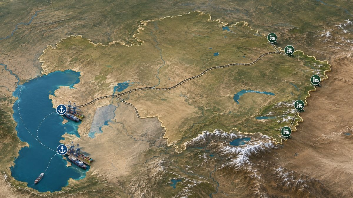 Географическое положение Казахстана