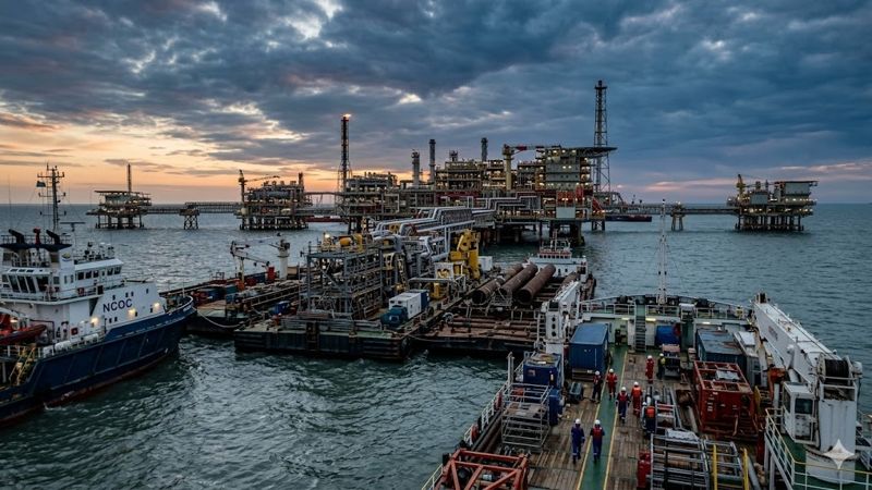Кашаган нефть Каспийское море