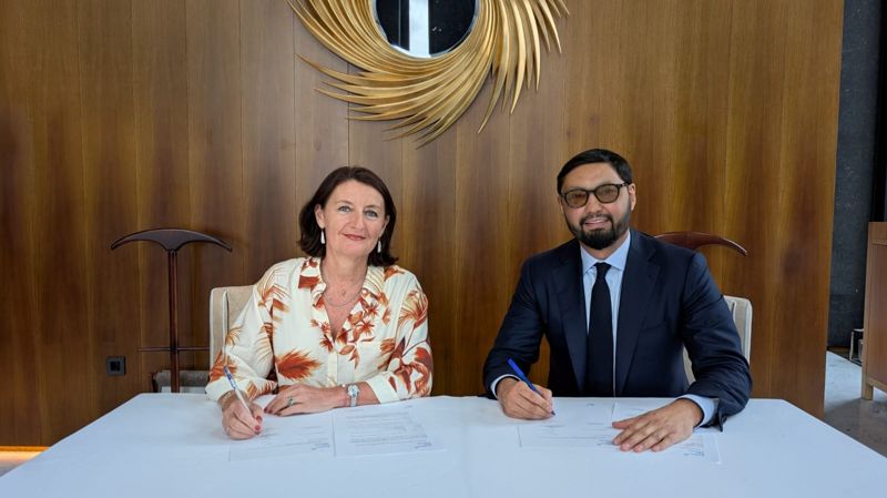 Президент Fincraft Group Кенес Ракишев и исполнительный директор GGC Валери Дюкро