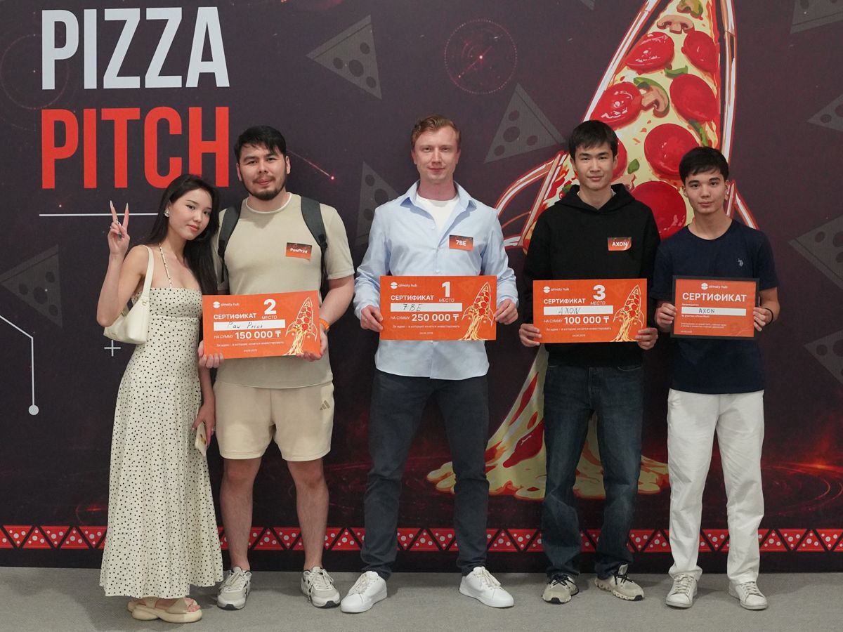 Победители первого алматинского Pizza Pitch в Almaty Hub