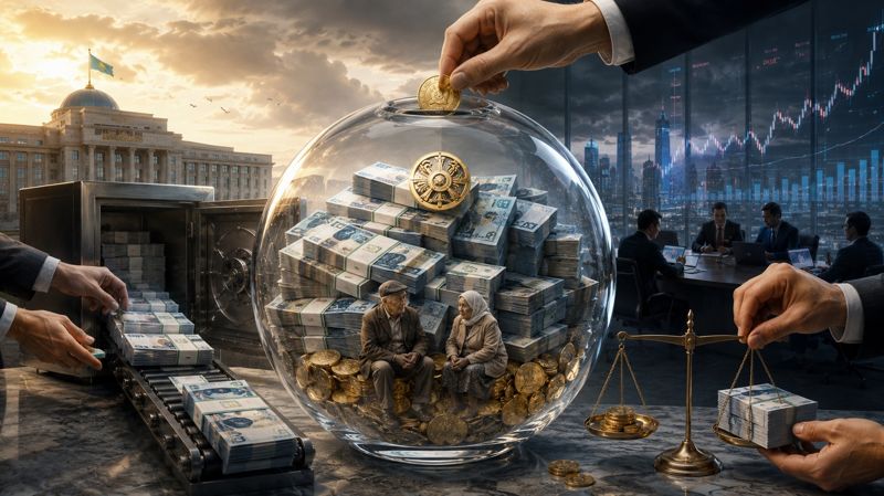 Пенсионные накопления казахстанцев