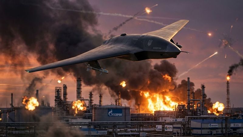 РК рискует потерять треть газопереработки из-за украинских ударов по российскому заводу
