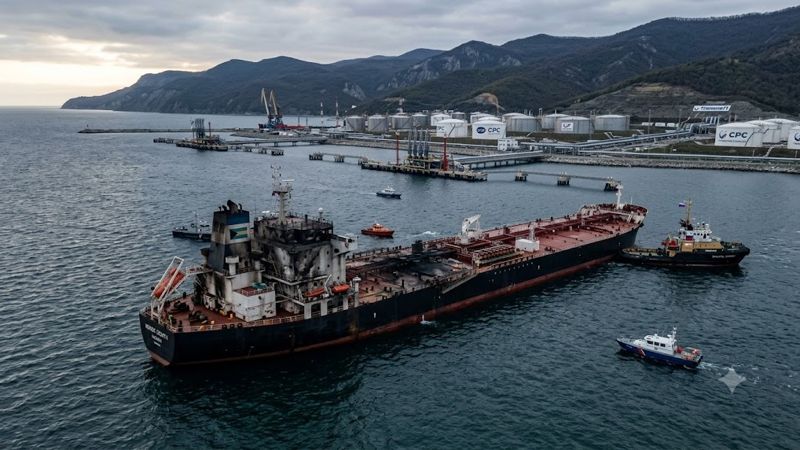Украинский дрон атаковал танкер у терминала КТК в Чёрном море