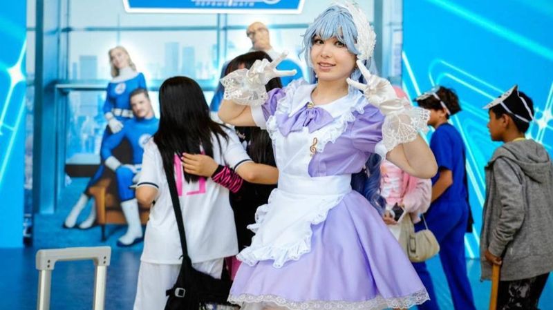 Участница фестиваля Comic Con Astana
