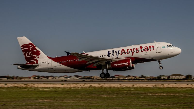 FlyArystan, самолёт, авиакомпании Казахстана
