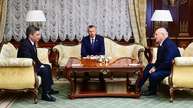 Олжас Бектенов, Александр Лукашенко, Казахстан и Беларусь, Минск, ЕАЭС