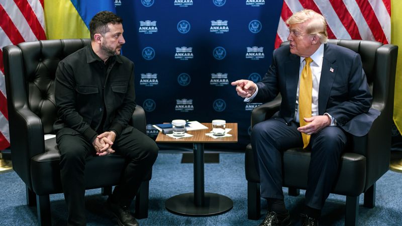 Дональд Трамп, Владимир Зеленский, США, война в Украине