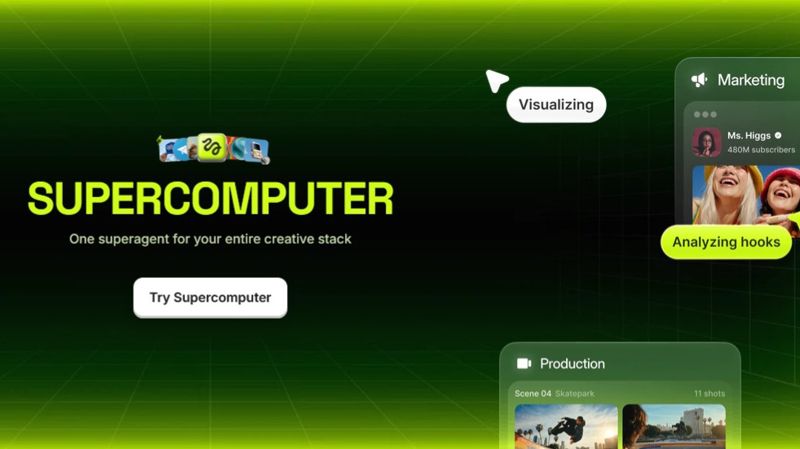 Higgsfield Supercomputer, ИИ-генерация видео, стартап, искусственный интеллект